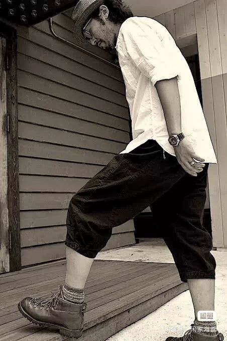 freewheelers erickson black capped pants