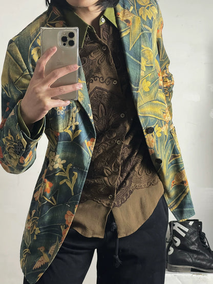 Dries Van Noten 17SS Floral Blazer