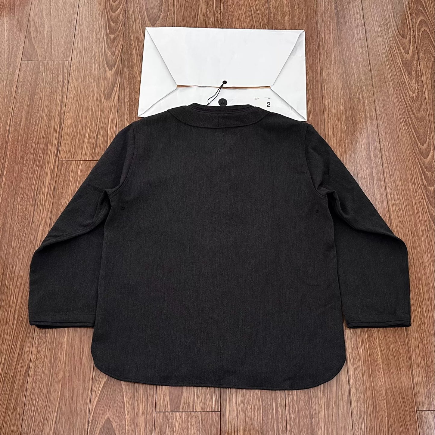 visvim dugout long sleeve shirt in black