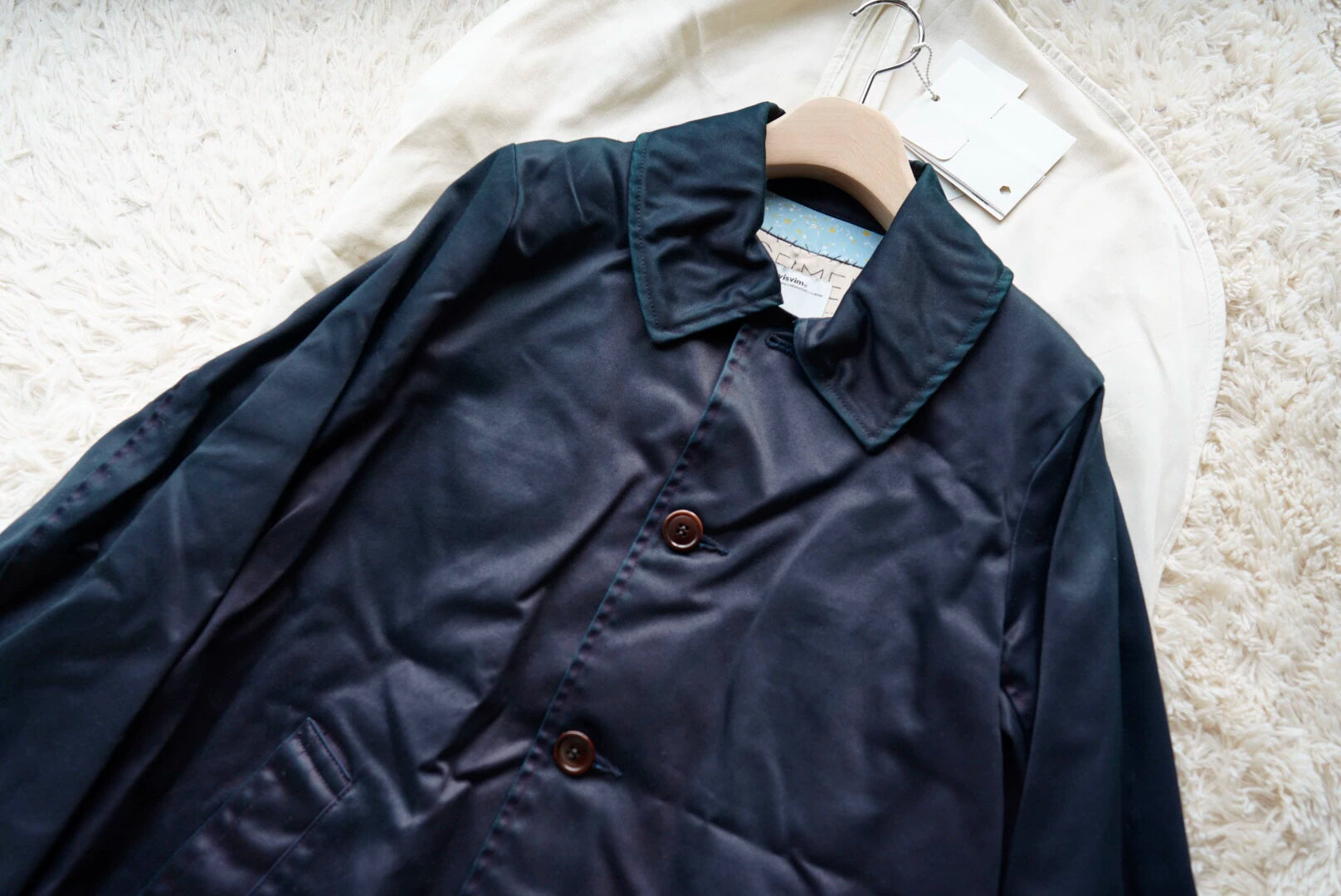 visvim Herge Coat Indigo Overdye Isetan Limited