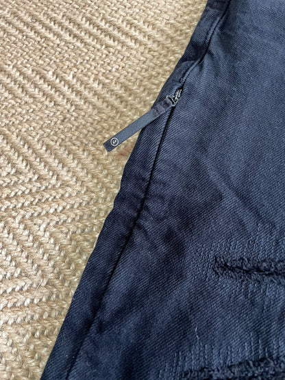 denim by vanquish & fragment distressed jeans