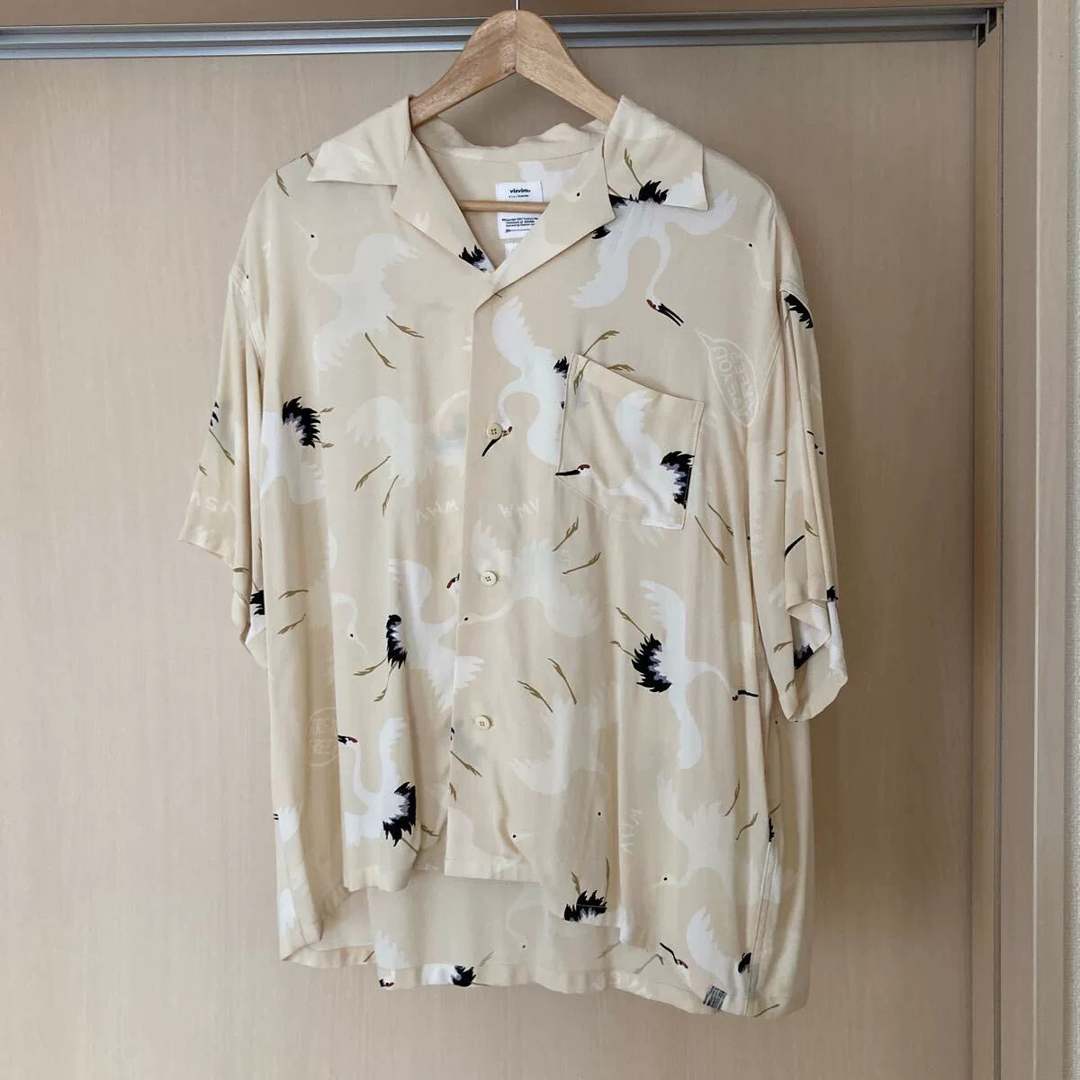 visvim 23SS Crosby Crane Print Shirt
