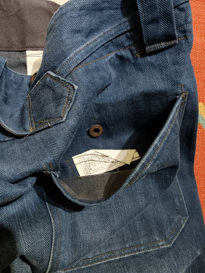 RRL Indigo Herringbone HBT Jeans