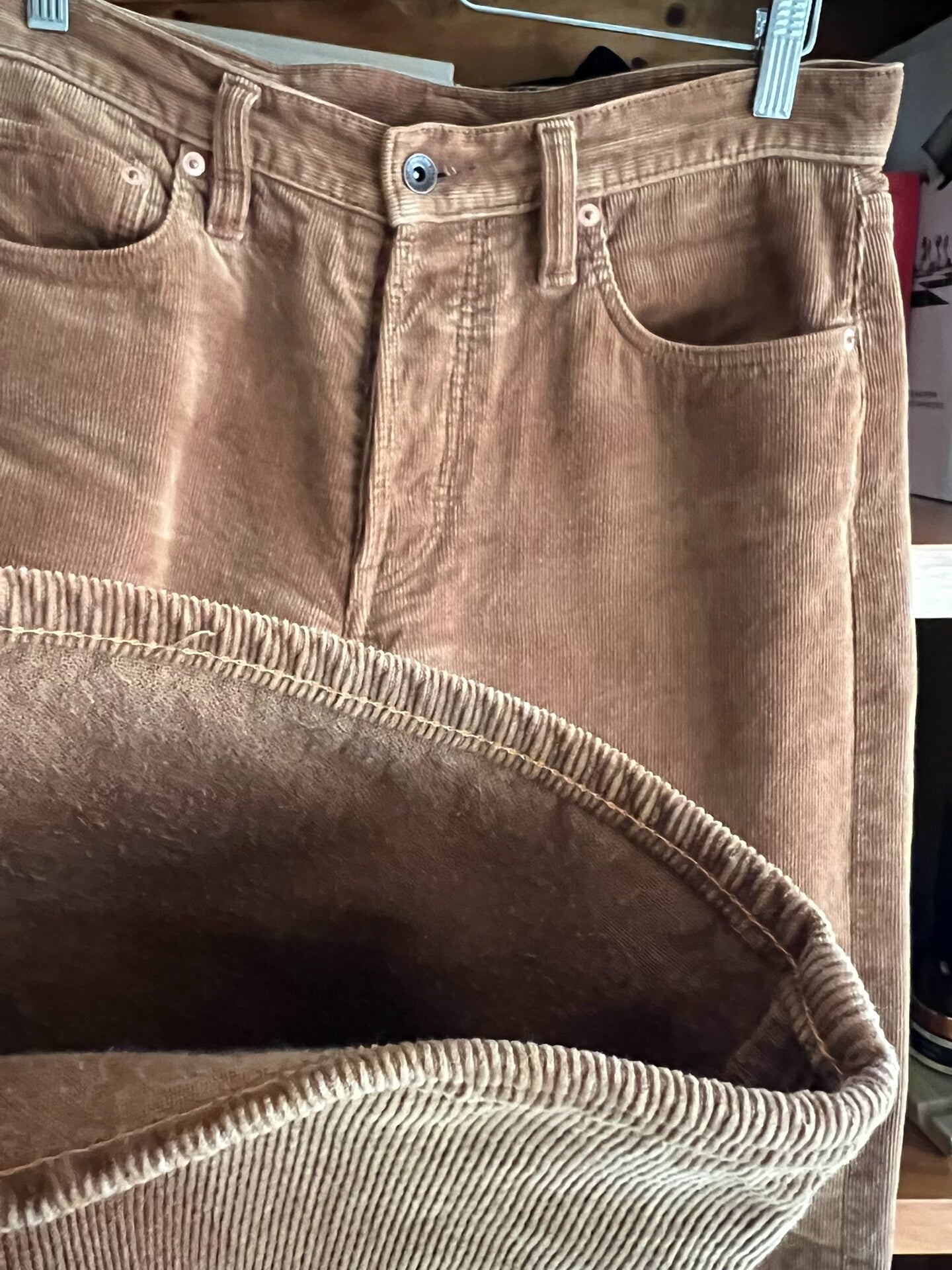 iron heart corduroy pants brown limited edition