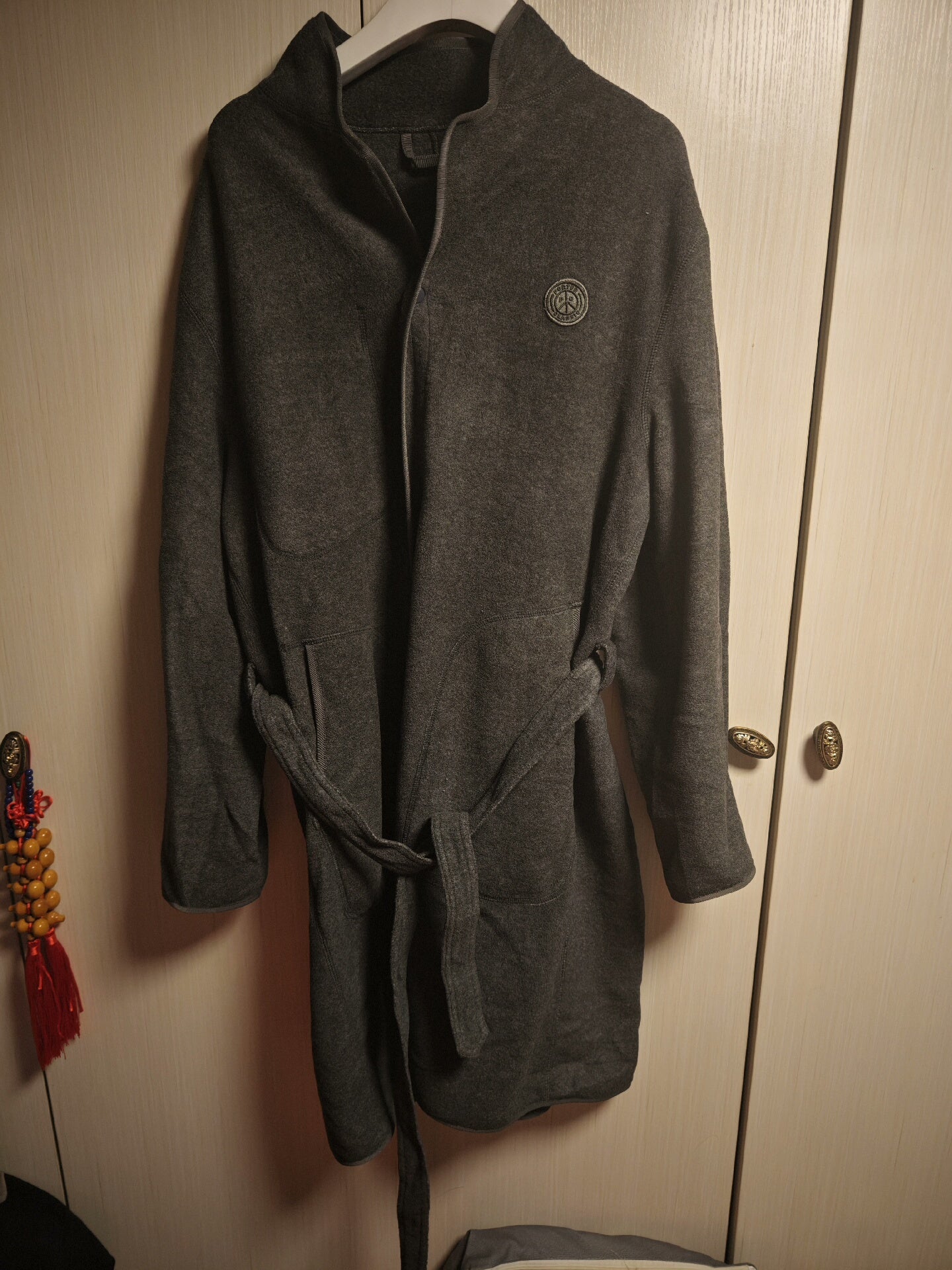 Porter Classic Gray Viscose Polyester Coat