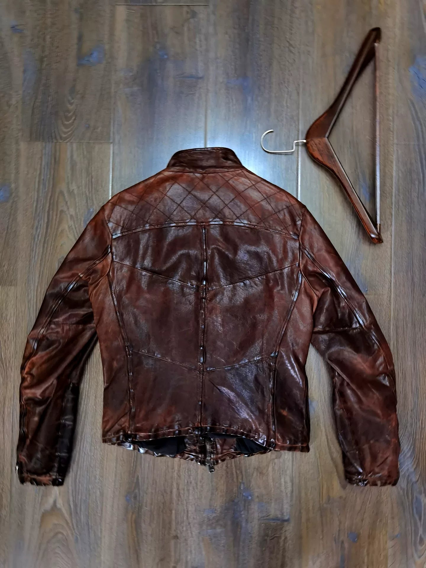 Giorgio Brato Leather Jacket Size 46