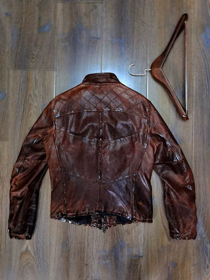 Giorgio Brato Leather Jacket Size 46