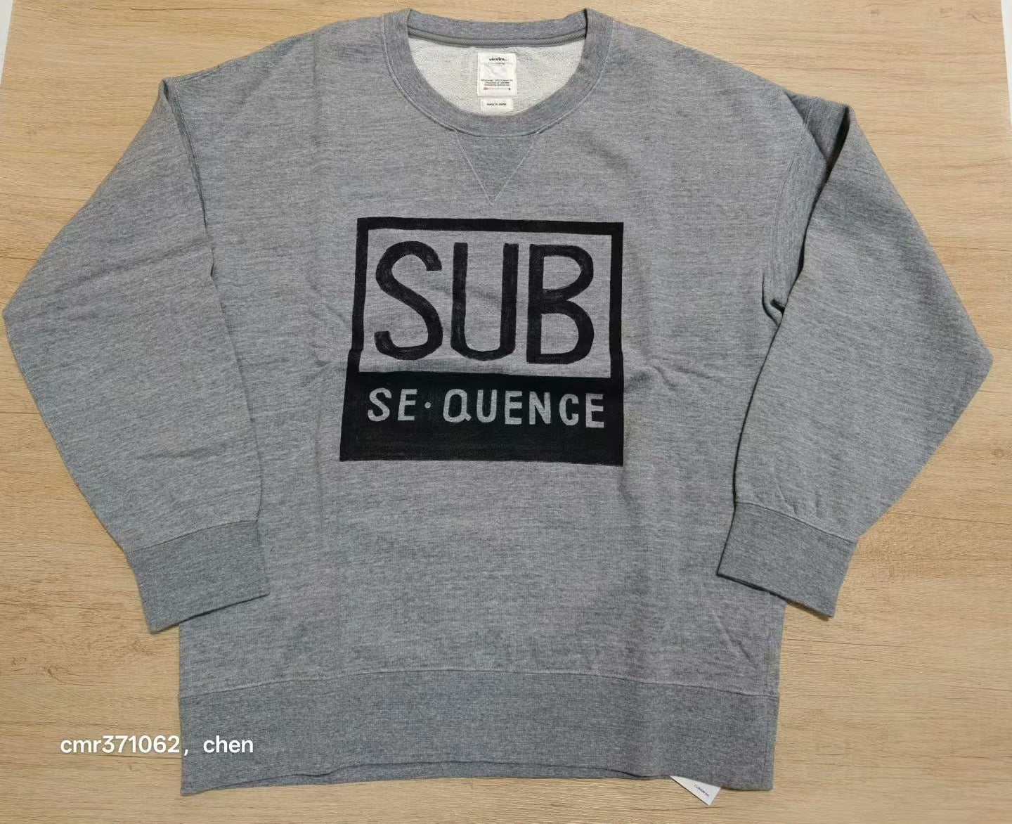 Visvim Jumbo Sweat Crew L/S SUB