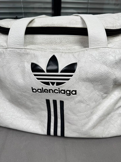 Balenciaga Adidas White Crossbody Travel Bag