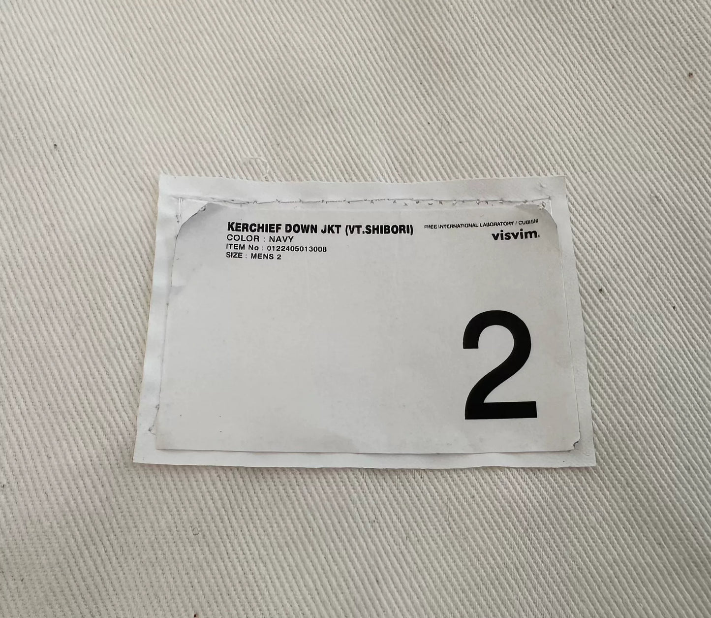 visvim kerchief down jacket shibori