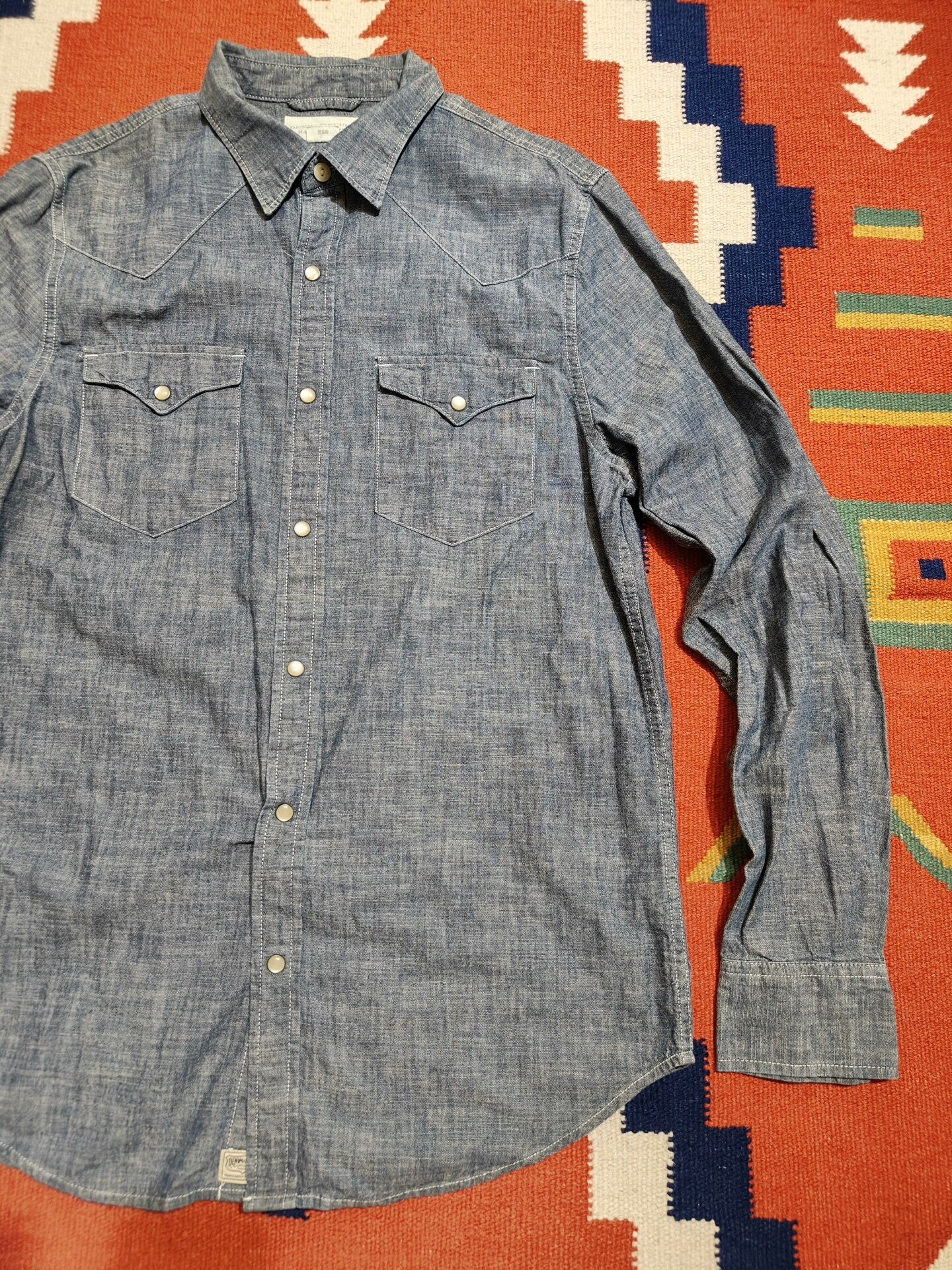 Ralph Lauren RRL Light Denim Western Shirt