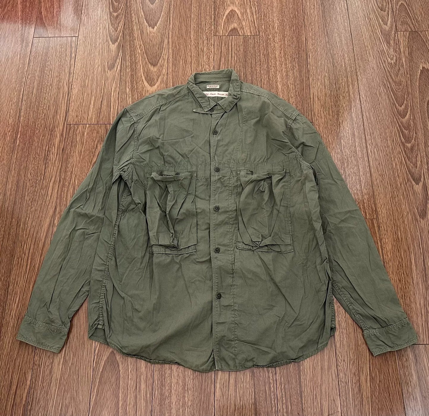 kapital long sleeve military shirt