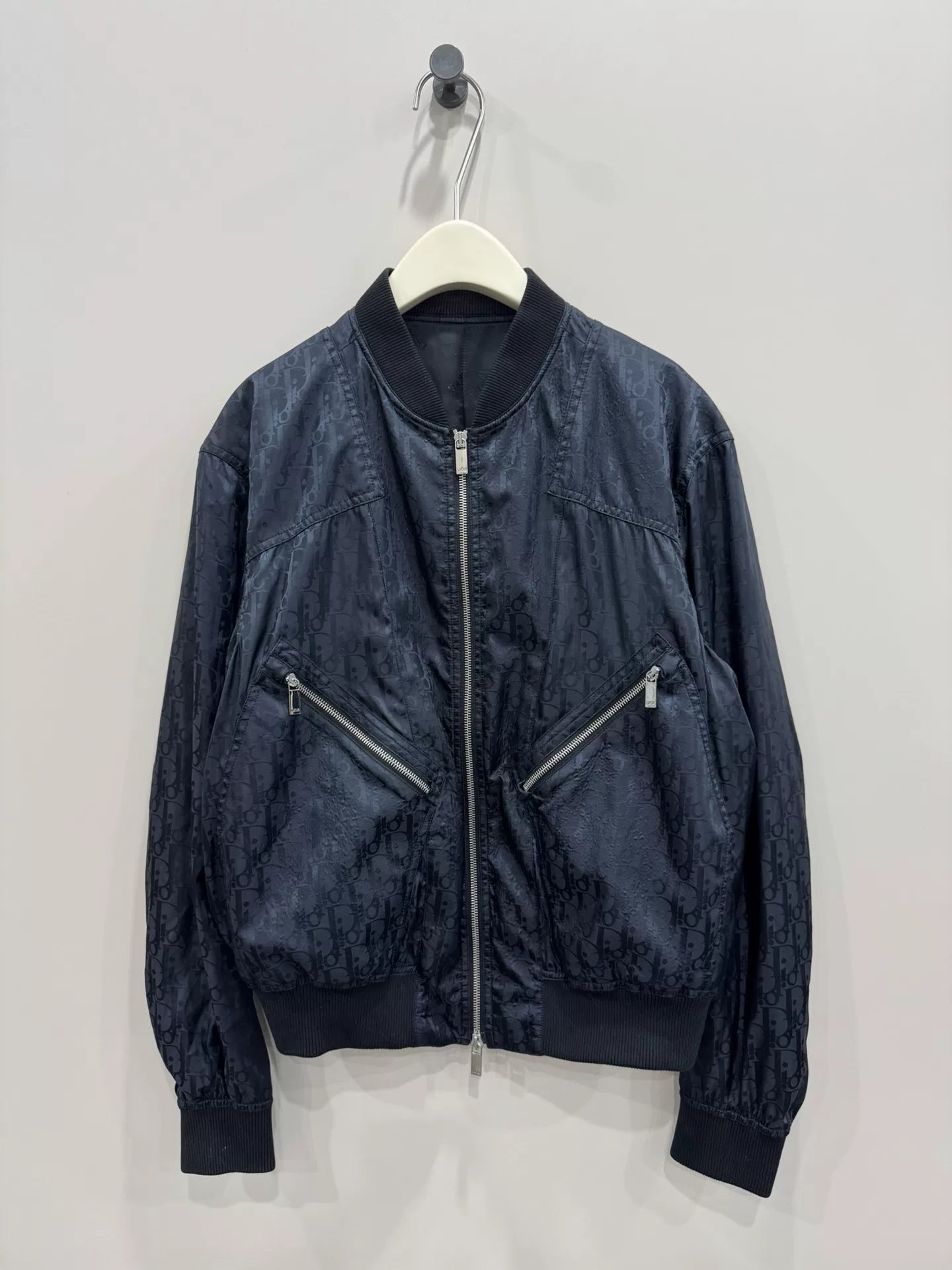 dior printed pilot jacket size 48