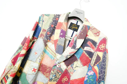 Needles Retro Patchwork Floral Spring-Summer Blazer