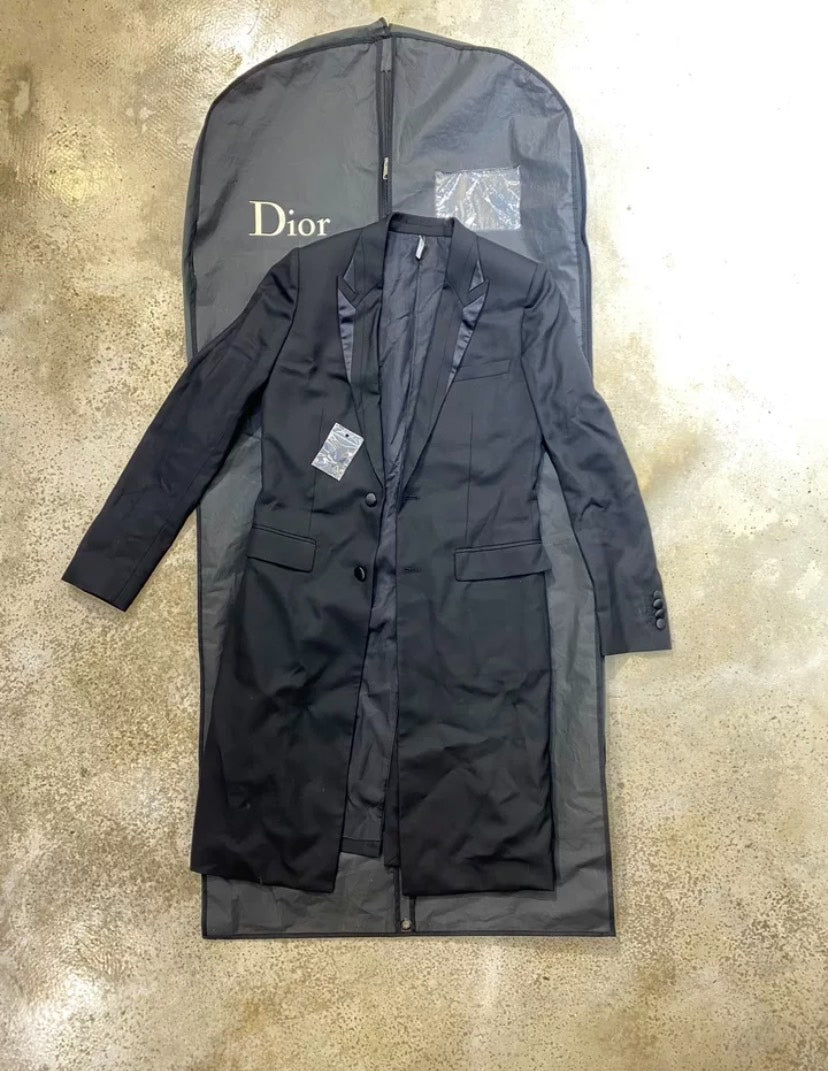 Dior Homme 08AW Long Smoking Jacket
