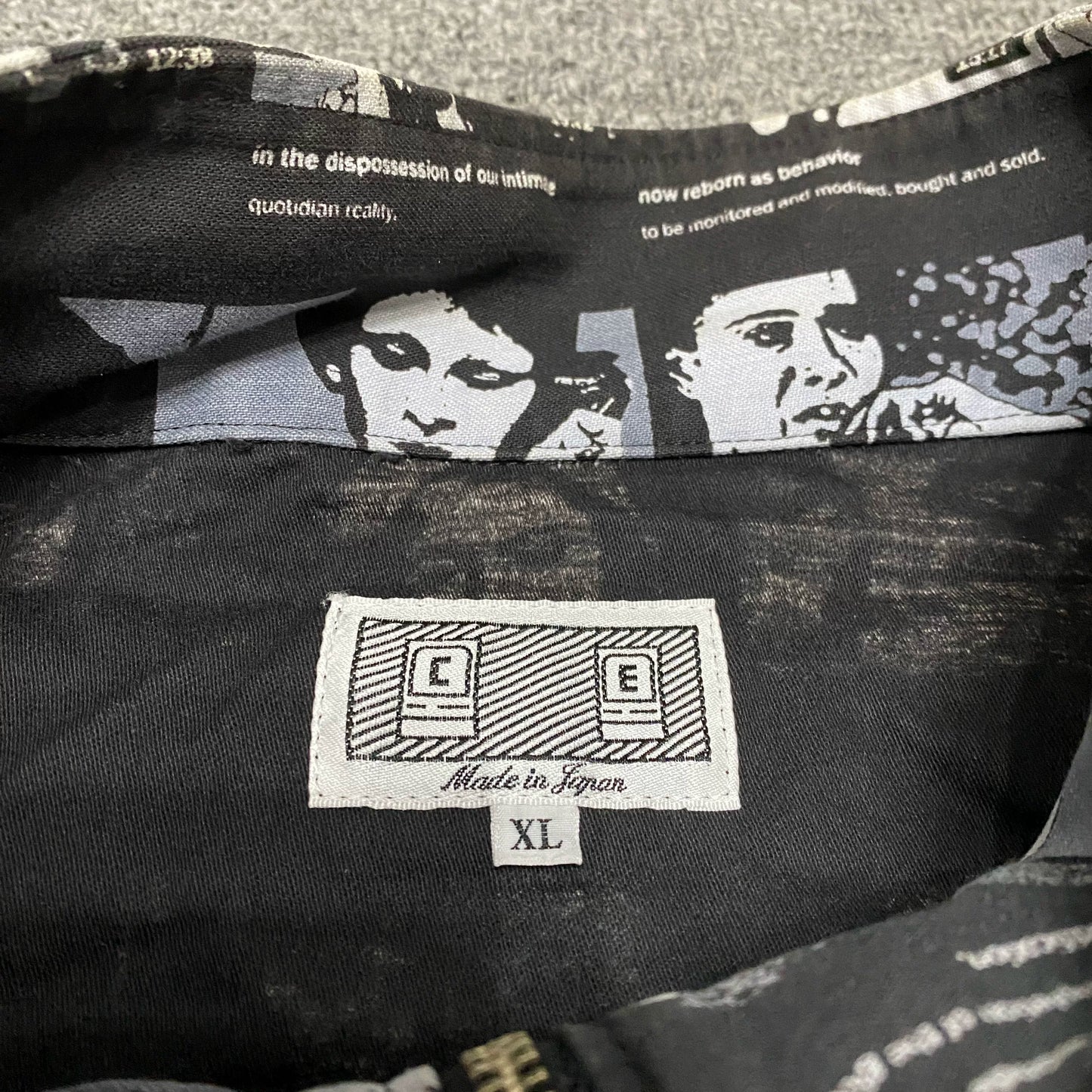 CAVEMPT All-Over Face Print Jacket