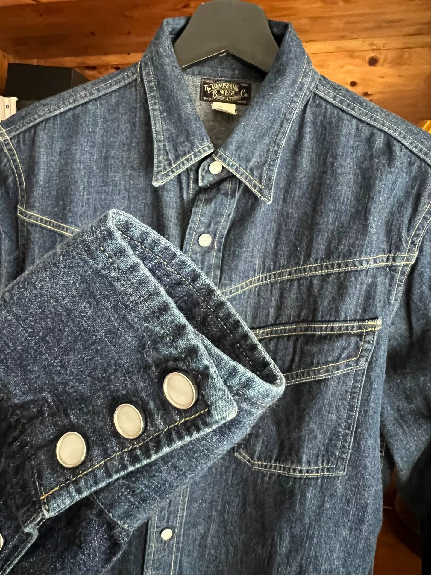 classic denim western shirt by freewheelers