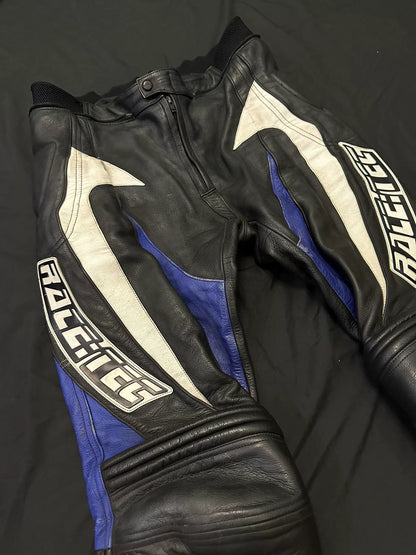 vetements vintage motorcycle racing leather pants