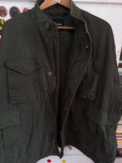 BEAMS M65 Utility Colorblock Jacket