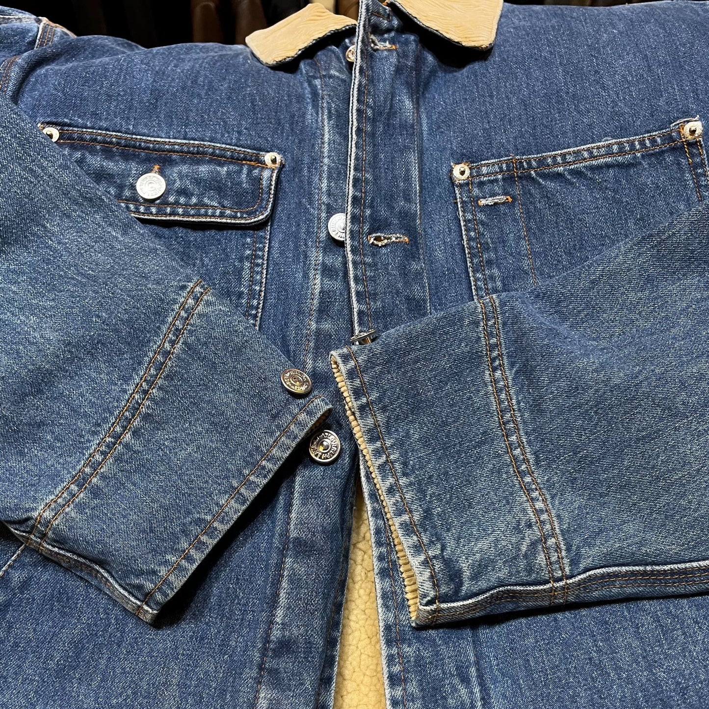 RRL Double RL Denim Jacket with Removable Liner