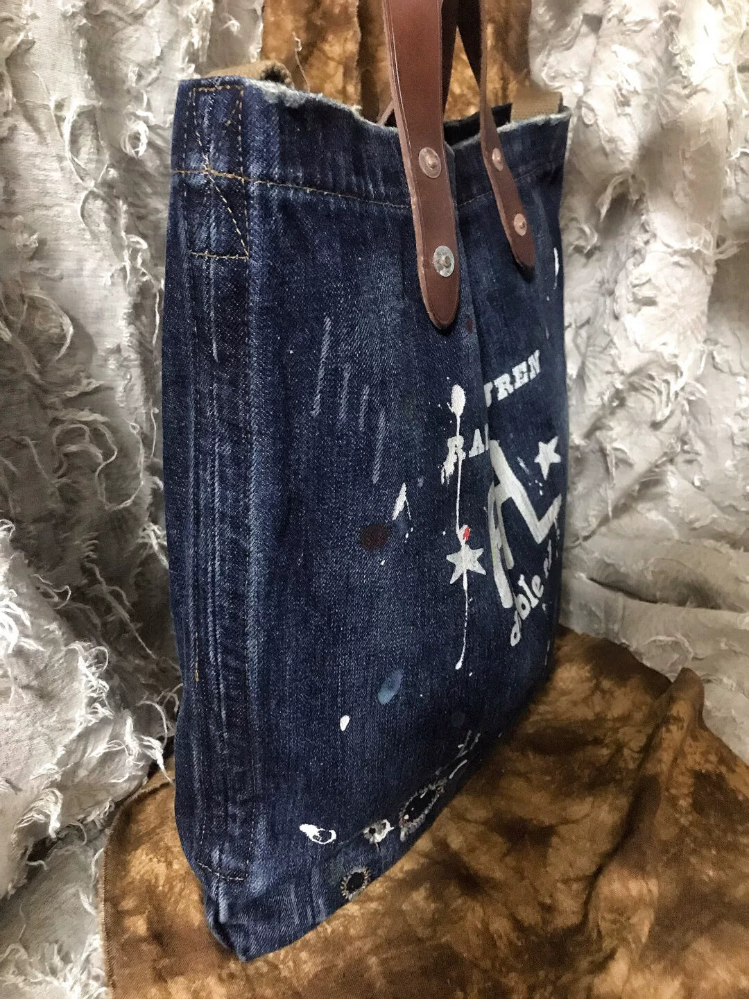 RRL Ralph Lauren Vintage Tote Crossbody Bag