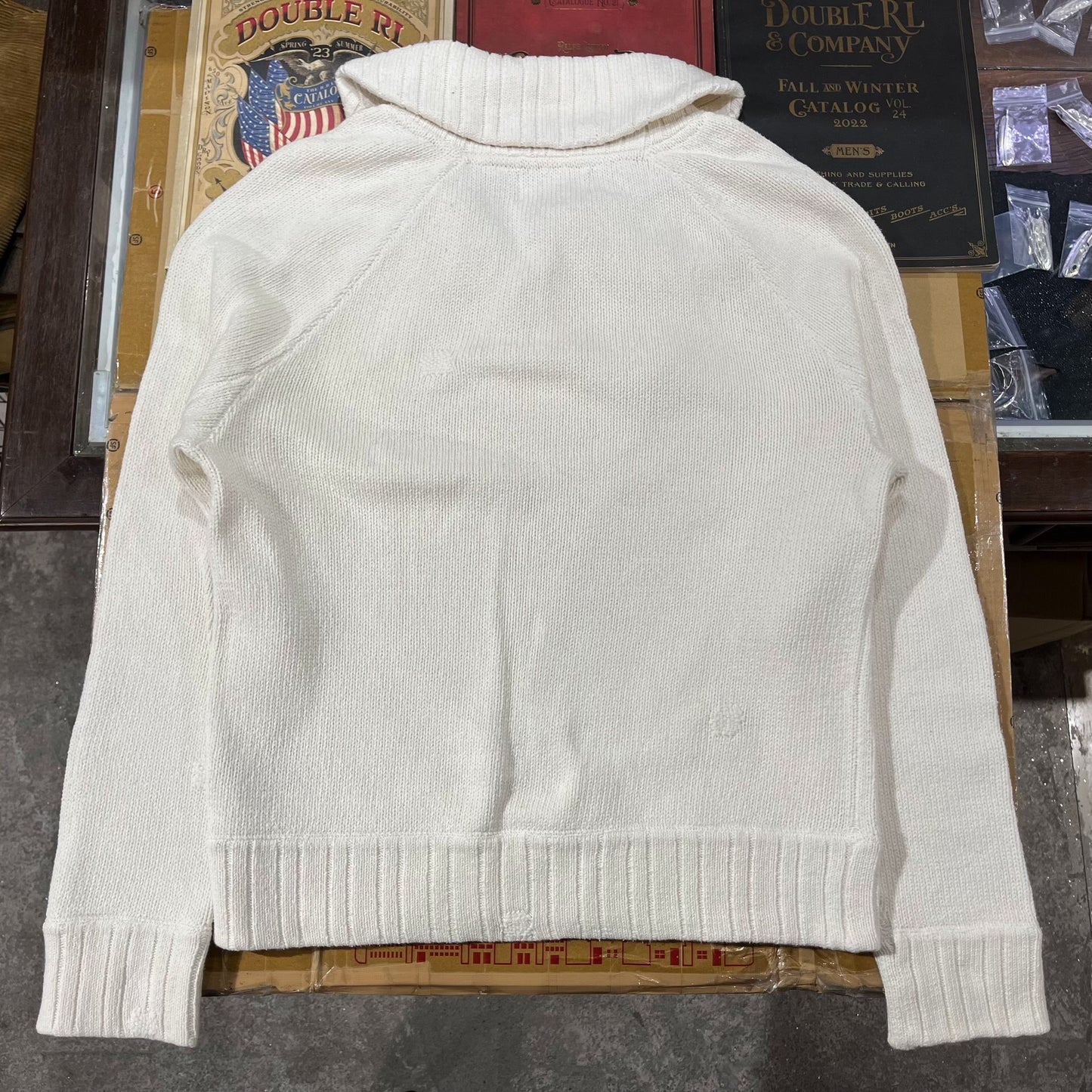RRL Double RL Knit Sweater Coat