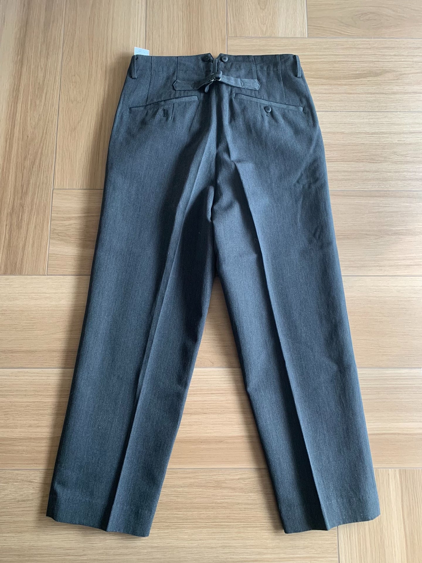 VISVIM 25AW Wool-Linen Parisian Button Trousers