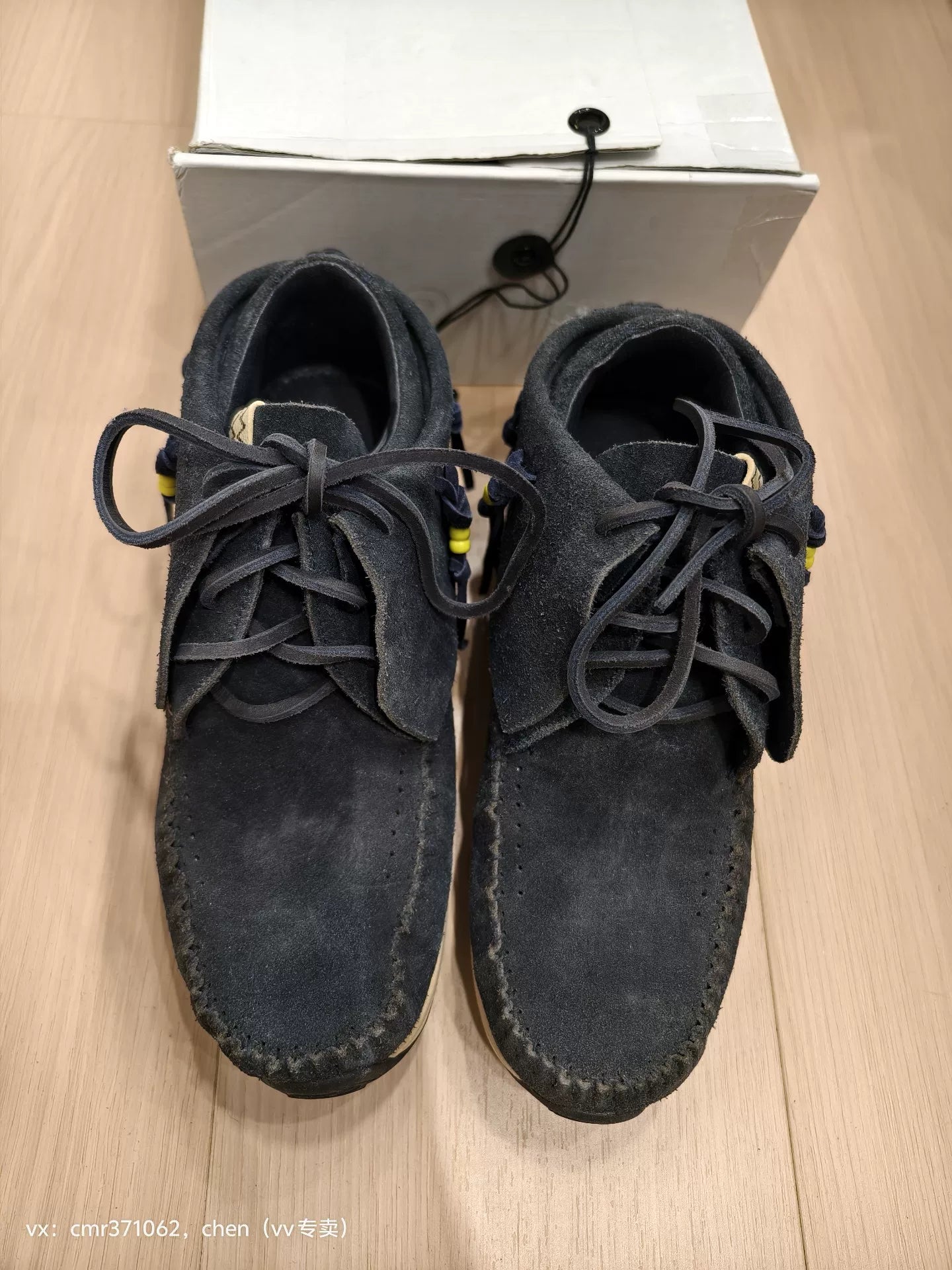 VISVIM 19SS FBT Navy Low-Top Sneakers