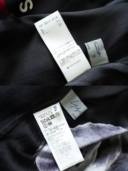 Yohji Yamamoto 24SS Dog & Man Silk Shirt