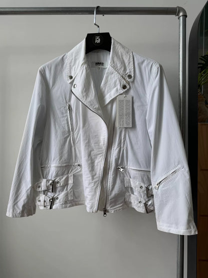 Maison Margiela White Biker Jacket