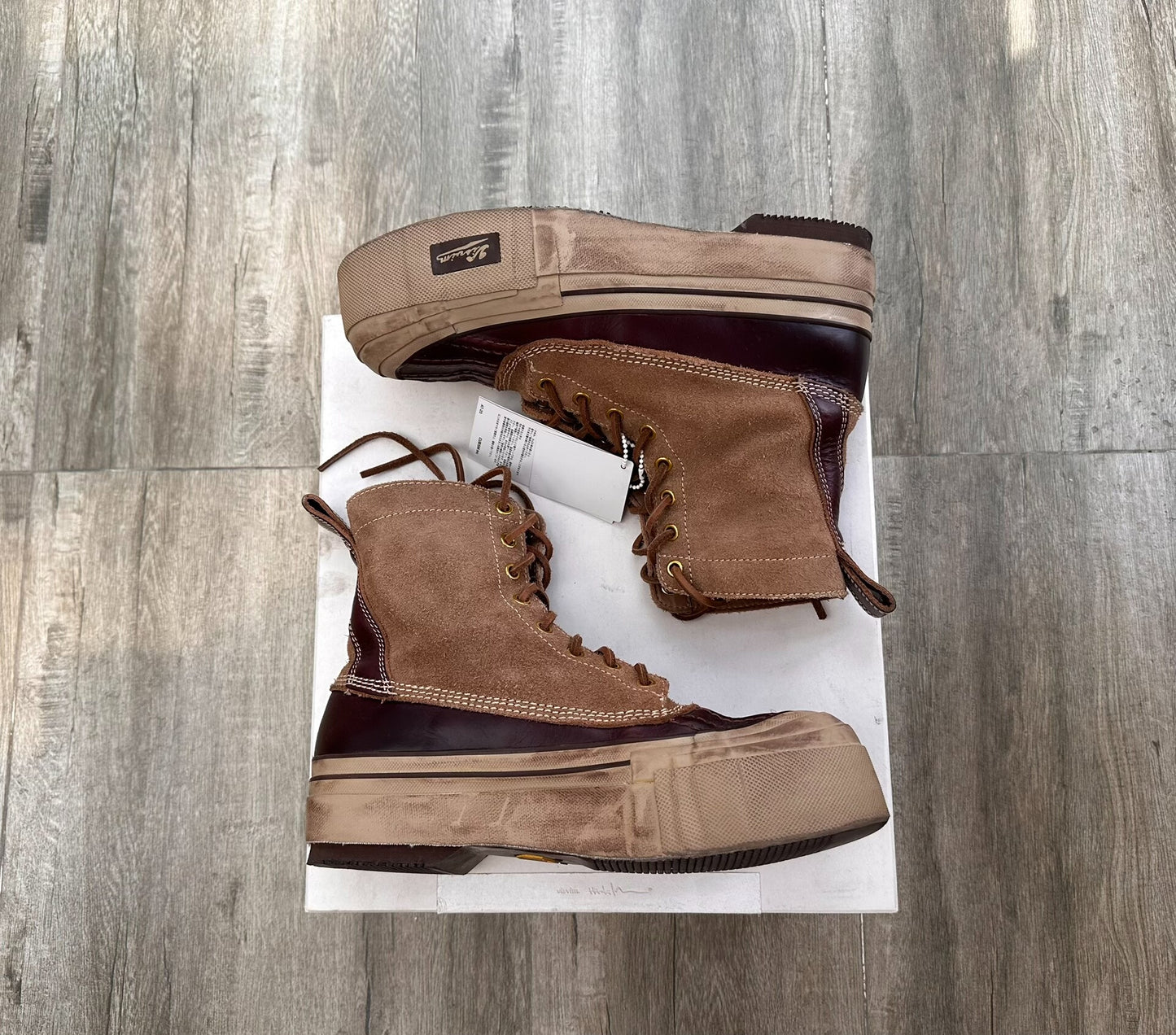 visvim decoy duck boots size 8.5