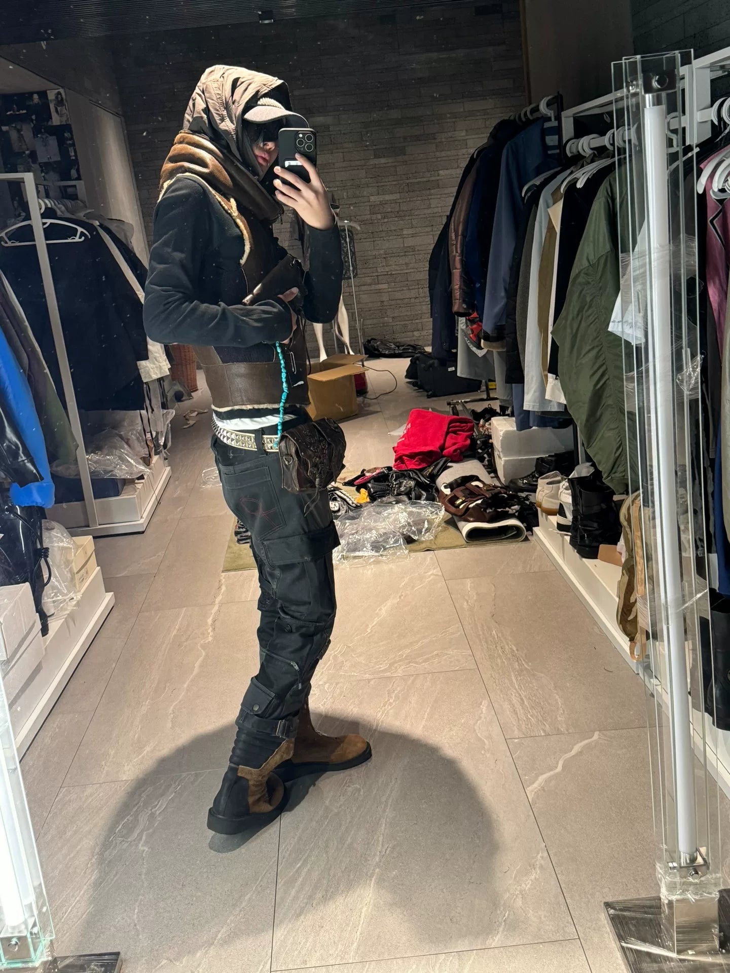kmrii Double Waist Bag