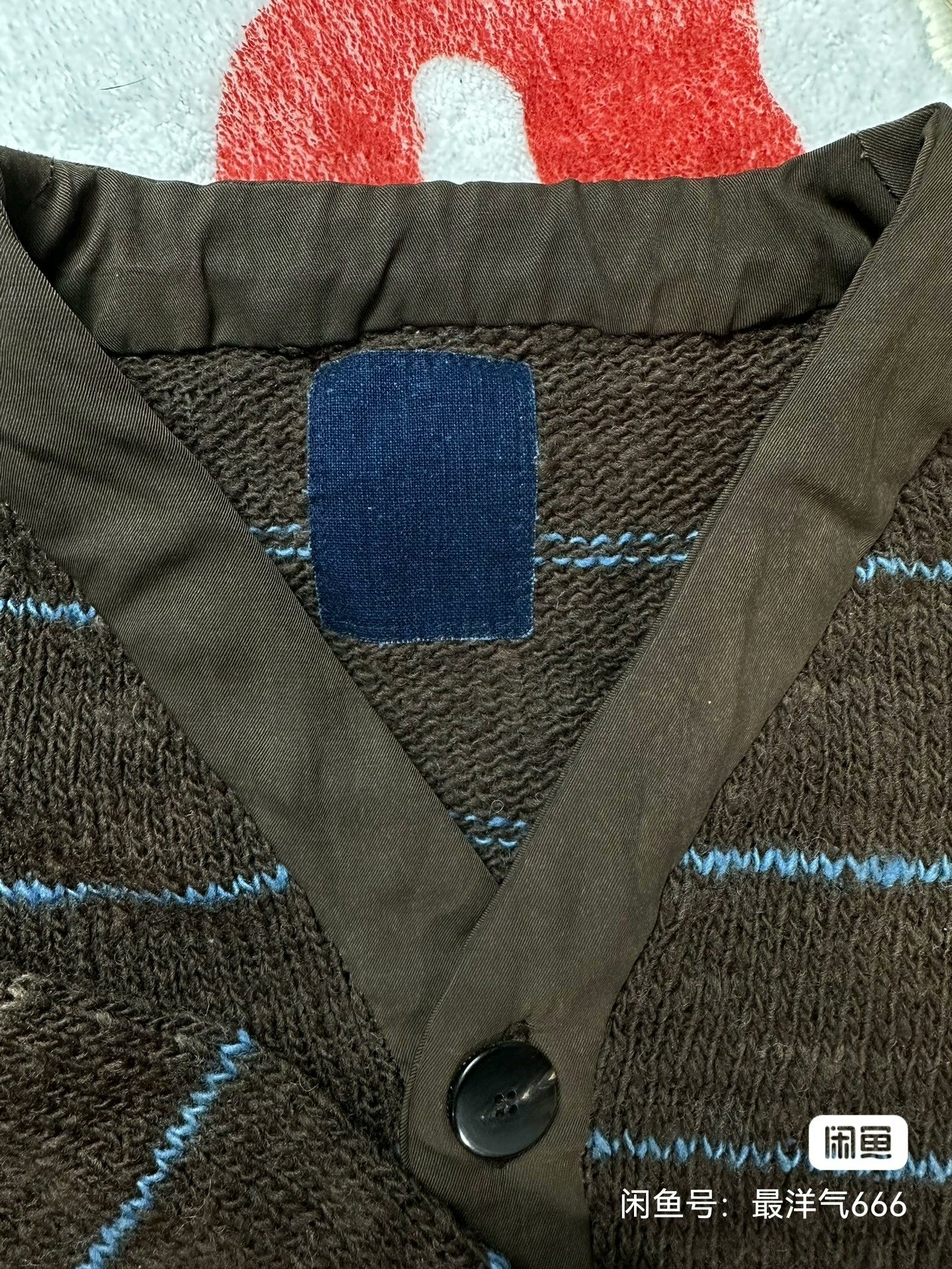 visvim selmer long cardigan wool blend