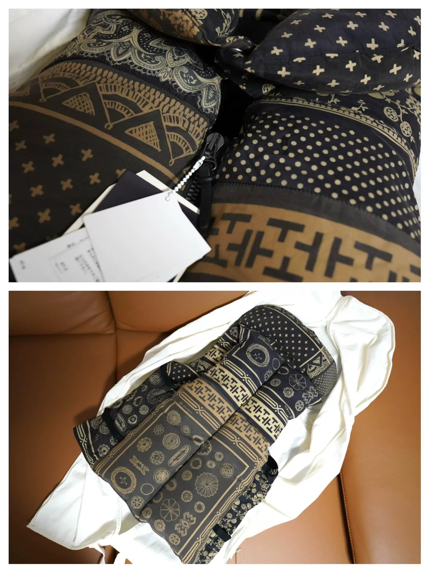 VISVIM P.F.D Down Vest Silk Bandana