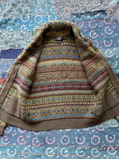 RRL Wool Fair Isle Stripe Sweater