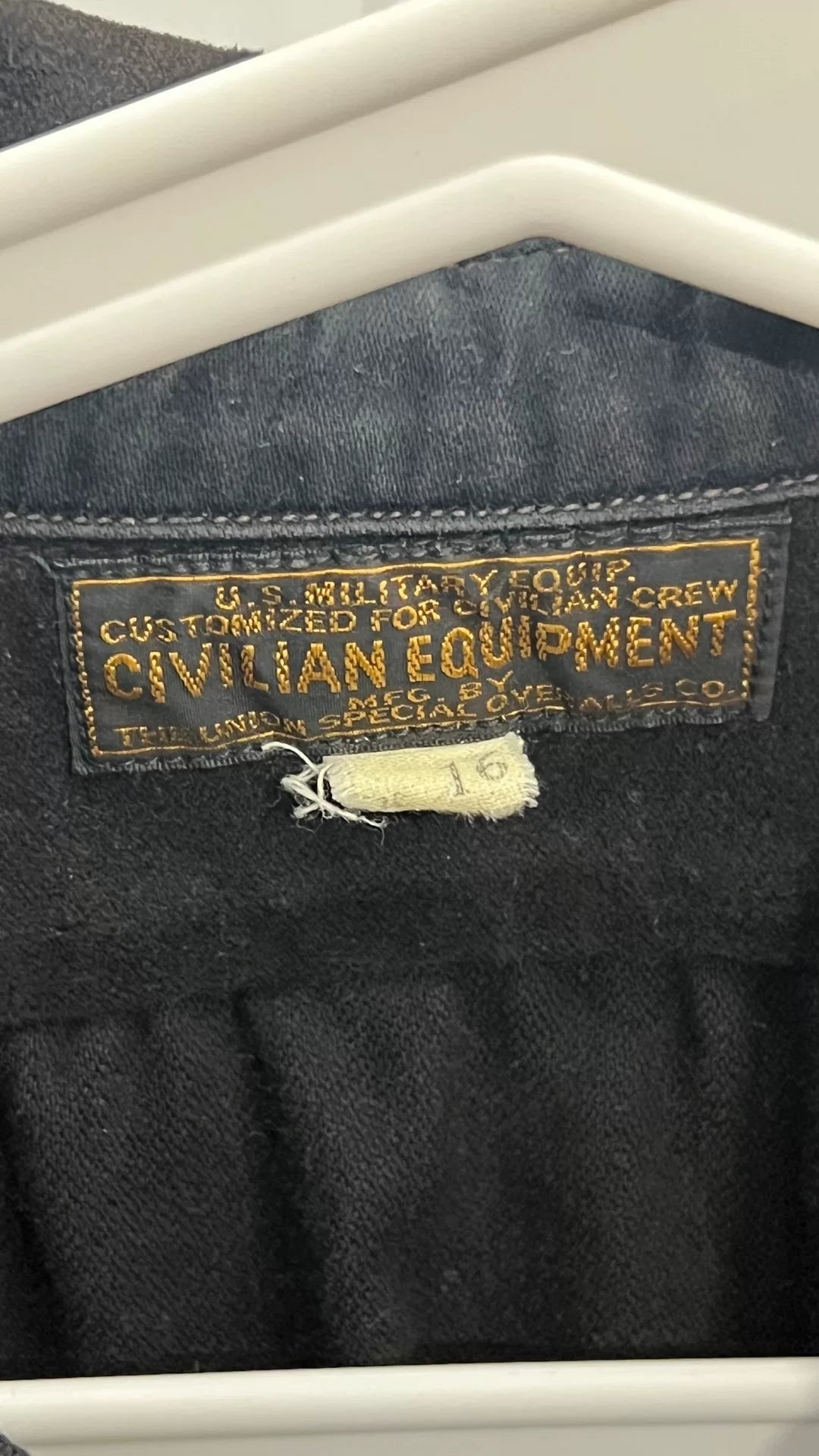 Freewheelers Black Flannel Shirt Size 16