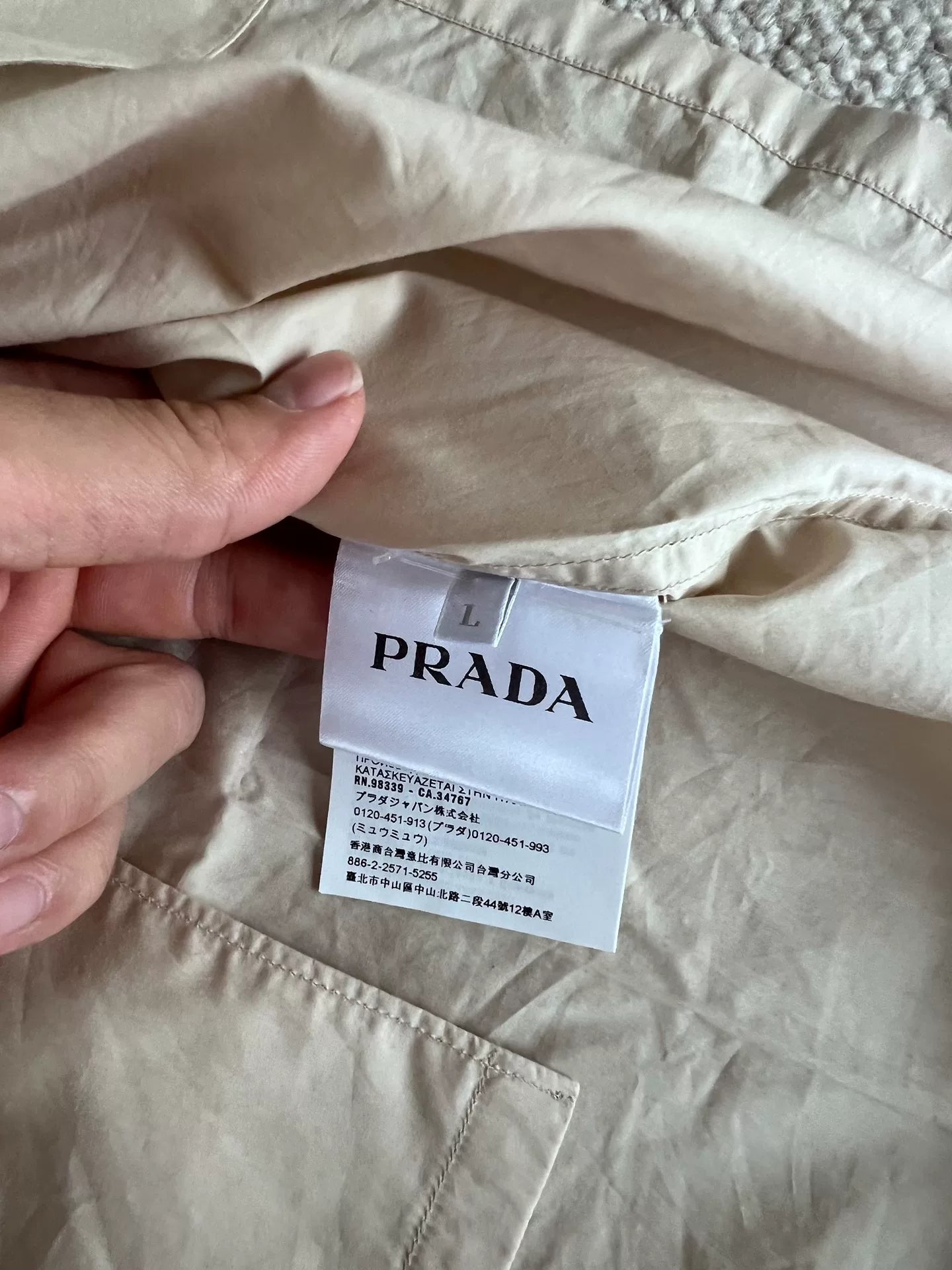 prada western style cuban collar short sleeve shirt