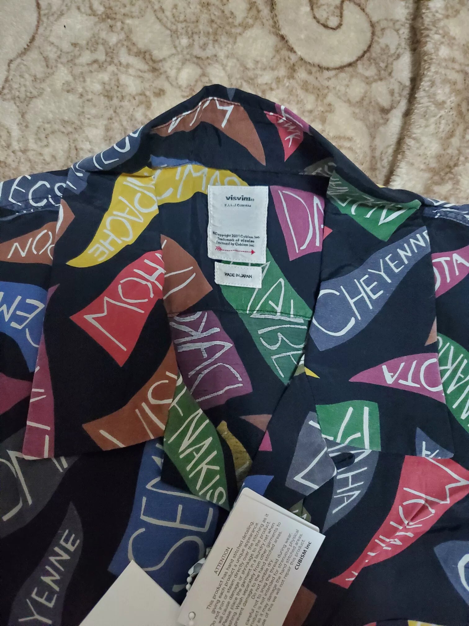 VISVIM 19SS FREE EDGE S/S PENNANTS SHIRT