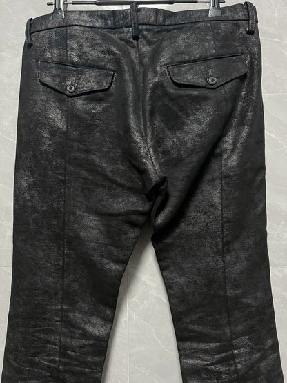 Julius 7 Distressed Silver Gray Pants