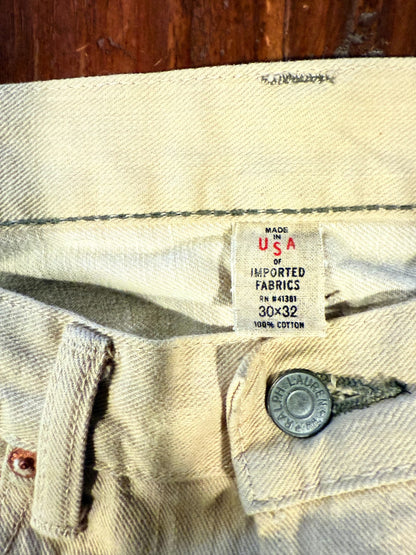 RRL Ralph Lauren Beige Denim Bootcut Pants