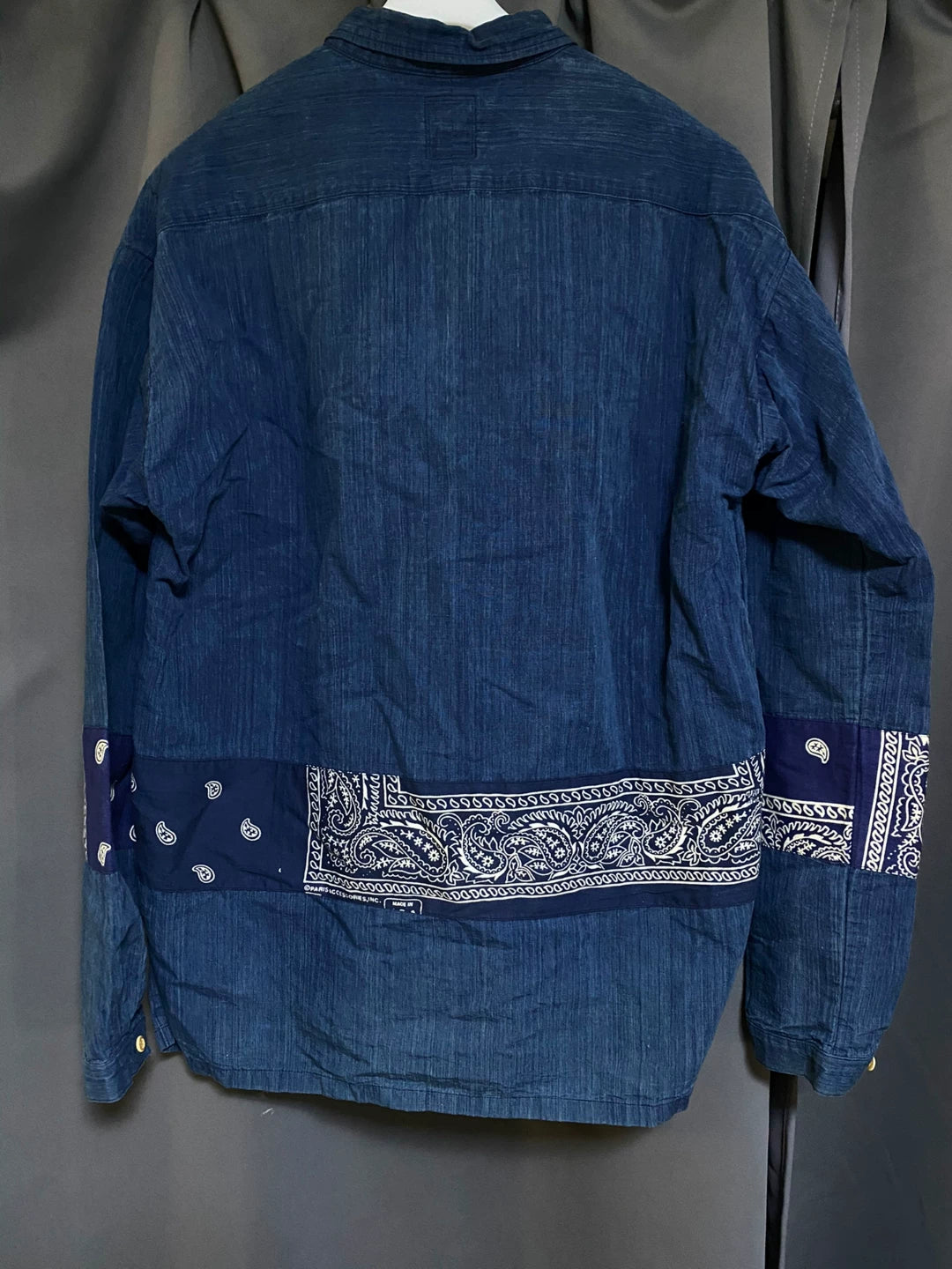 visvim ict Indigo Paisley Shirt 16aw