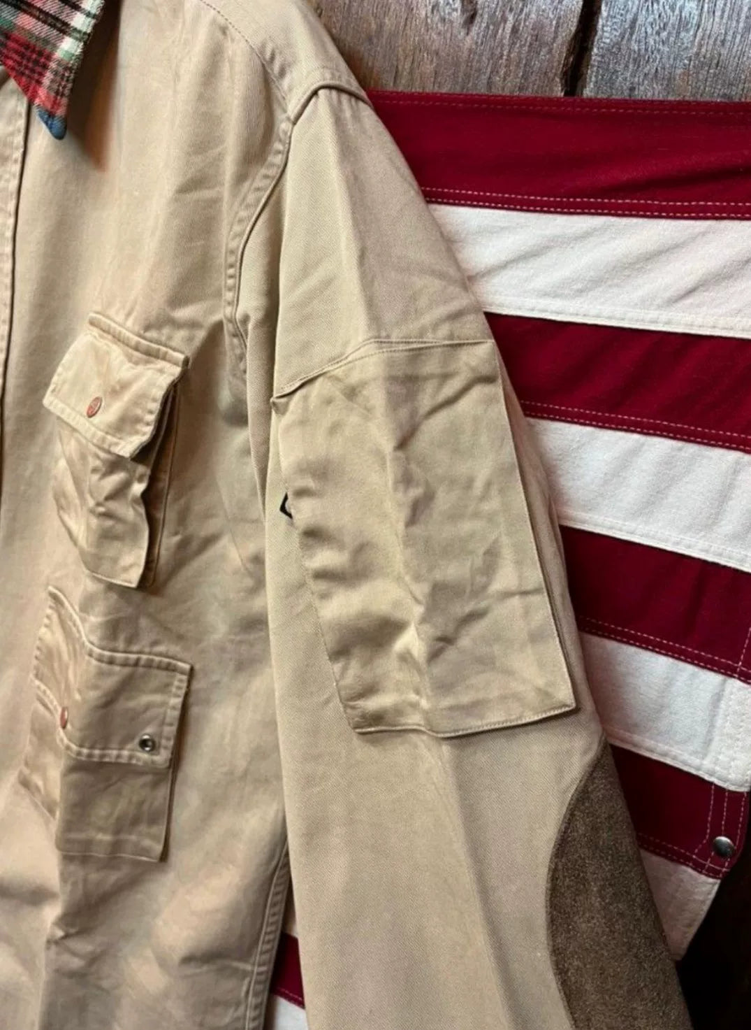 Vintage Polo Ralph Lauren Brown Work Shirt-Jacket