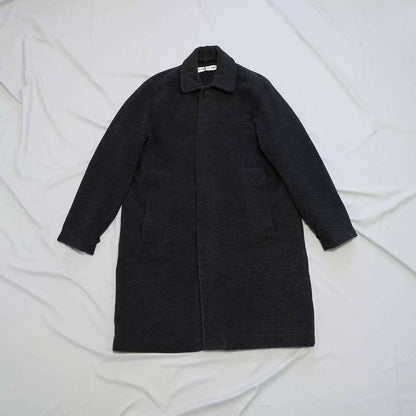 schnayderman's black merino wool coat