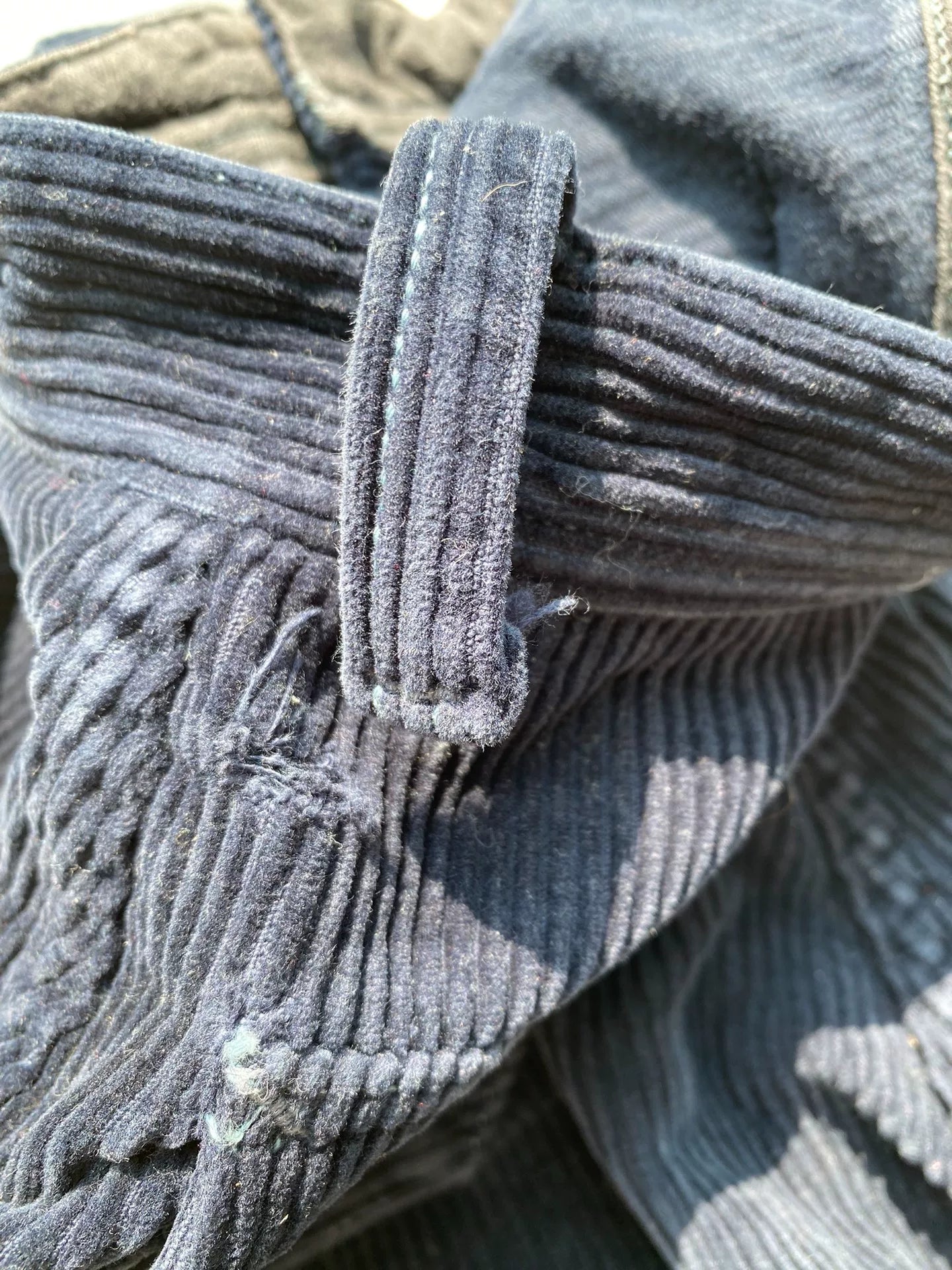 Freewheelers Blue Corduroy Longshoreman Trousers