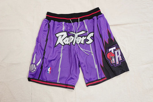 Just Don Raptors NBA Basketball Shorts