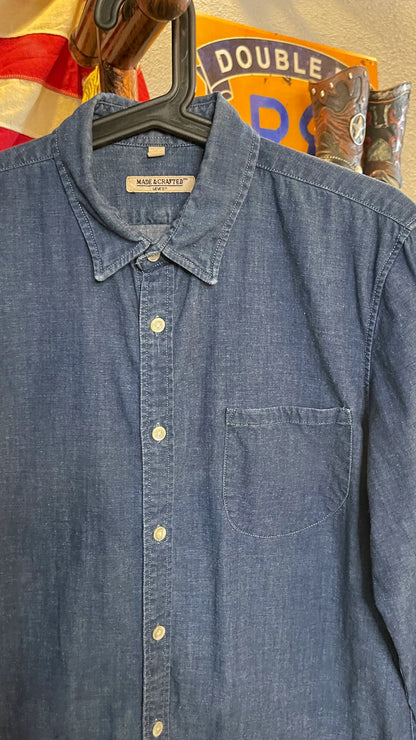 Vintage Levi's Romania Indigo Dyed Shirt