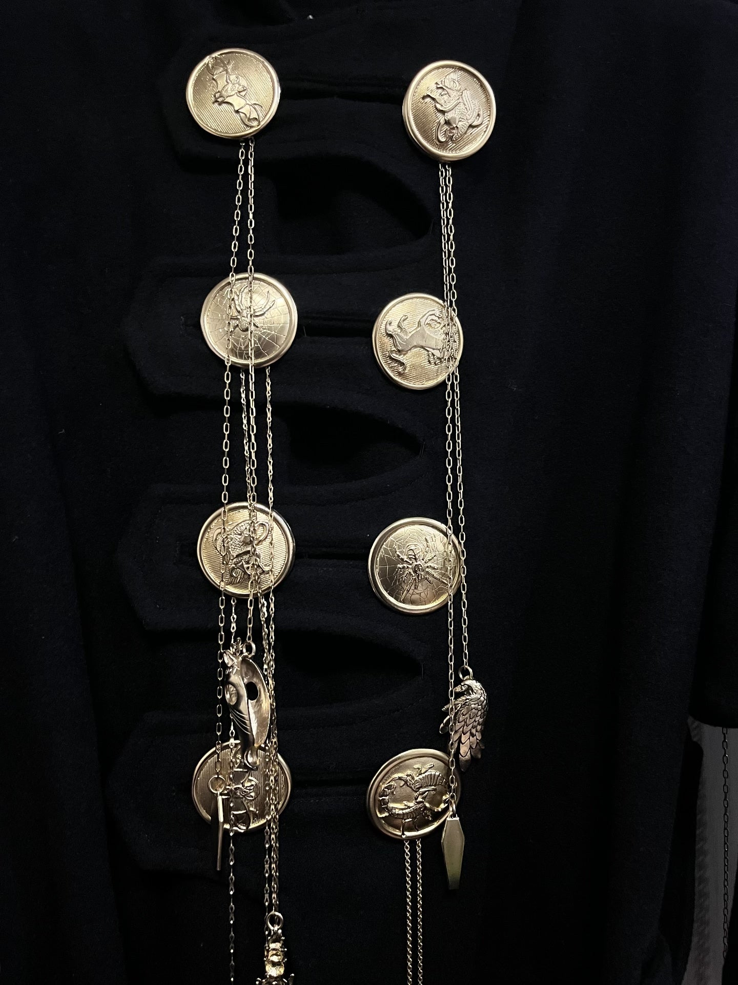 Yohji Yamamoto 19AW Gold Button Coat