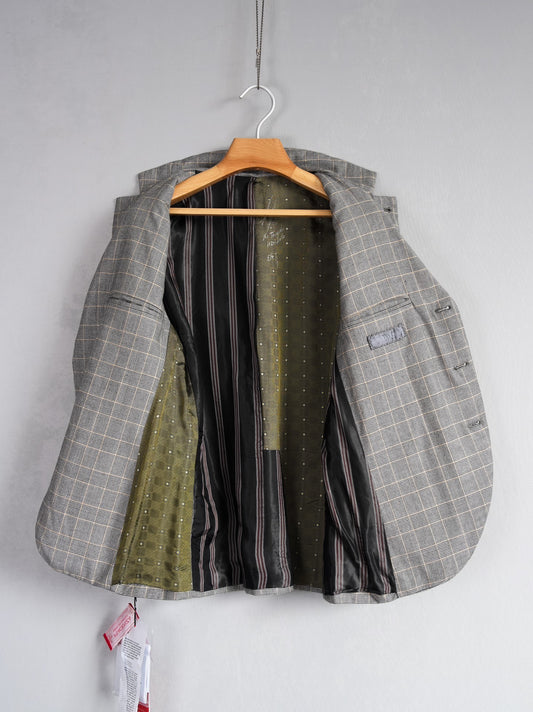 Geoffrey B.Small 3B Notch Lapel Plaid Jacket