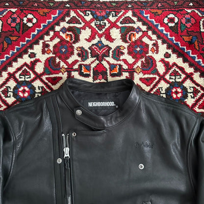 neighborhood leather jacket in XL size
