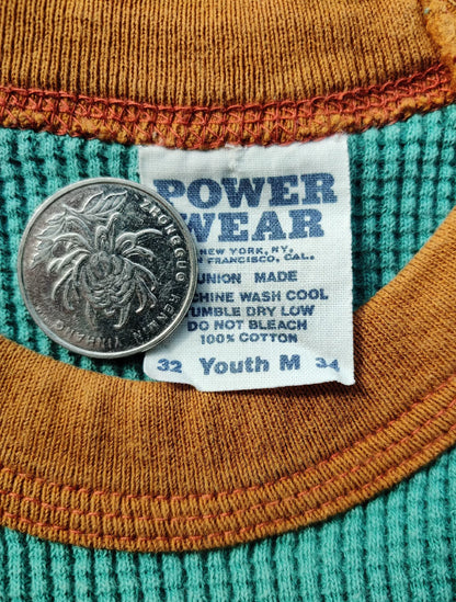 Bootleggers Youth Waffle Tee Skull Design